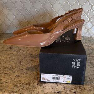 Naturalizer Women's Taupe Patent Heels